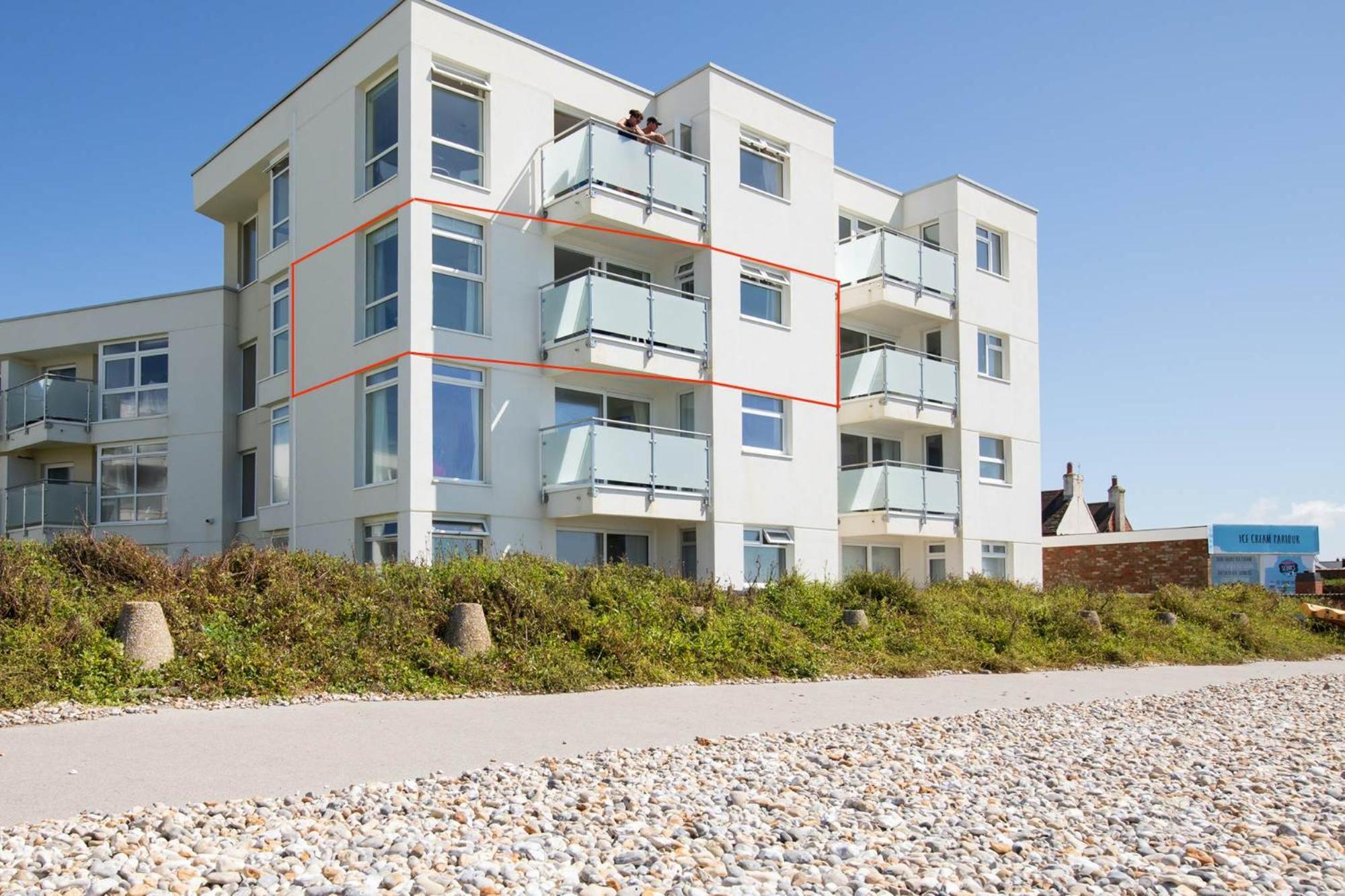 High-End Beachfront Getaway Sea View King Bed East Wittering Exterior foto
